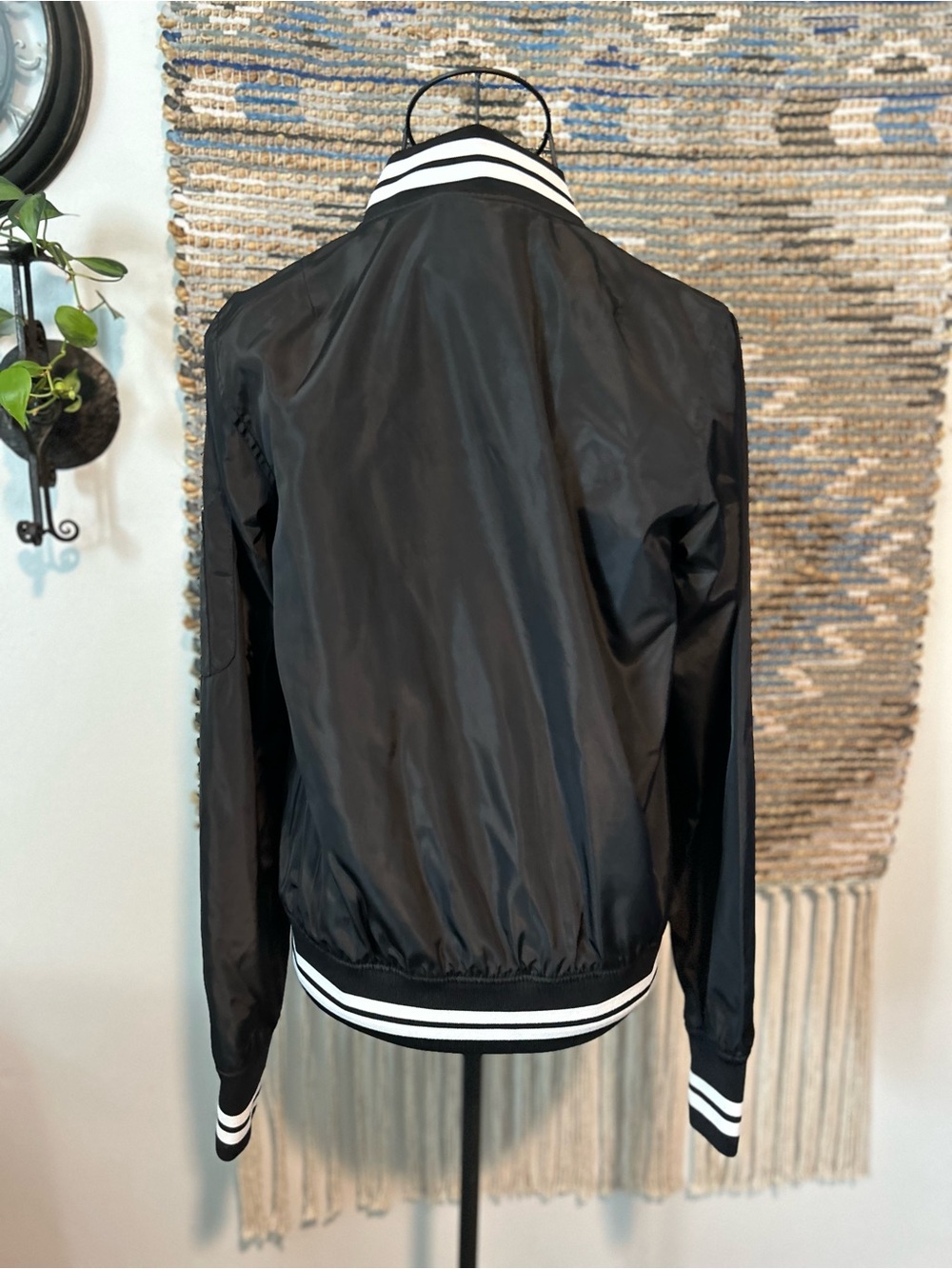 Ci Sono Jacket with Striped Trim - Picture 6 of 9